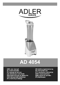Manual Adler AD 4054r Liquidificadora