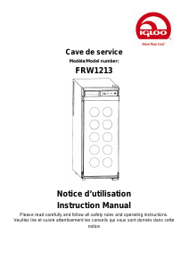 Manual Igloo FRW1213 Wine Cabinet