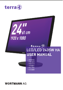 Bedienungsanleitung Terra 2435 HA LCD monitor