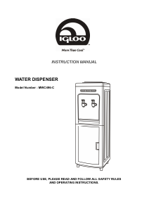 Mode d’emploi Igloo MWC496-C Fontaine à eau