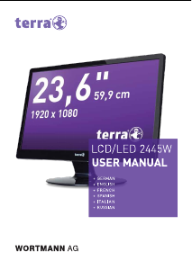 Bedienungsanleitung Terra 2445W LCD monitor