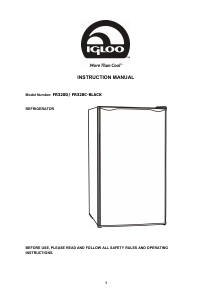 Manual Igloo FR320D Refrigerator