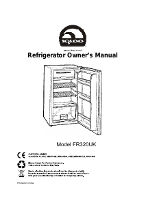 Manual Igloo FR320UK Refrigerator