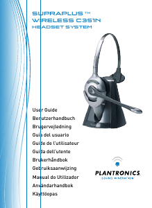 Käyttöohje Plantronics SupraPlus CS351N Kuulokemikrofoni