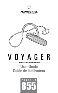 Mode d’emploi Plantronics Voyager 855 Headset