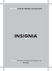Manual de uso Insignia NS-B1110 Set de estéreo