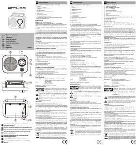 Manual Muse M-060 R Rádio