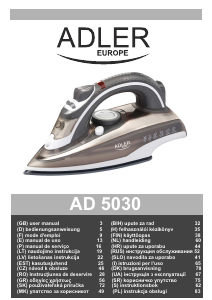 Manual Adler AD 5030 Iron