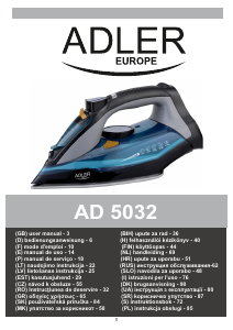 Manual Adler AD 5032 Iron