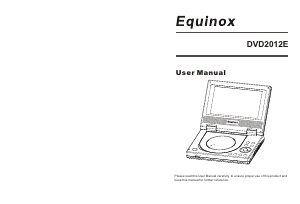 Bruksanvisning Equinox DVD2012E DVD spelare