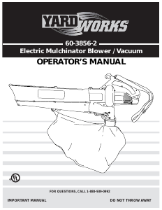 Manual Yard Works 60-3856-2 Leaf Blower