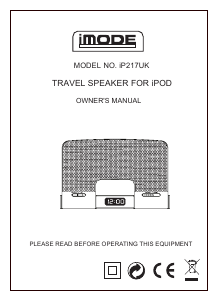 Manual iMode IP217UK Speaker Dock