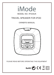 Manual iMode IP333UK Speaker Dock