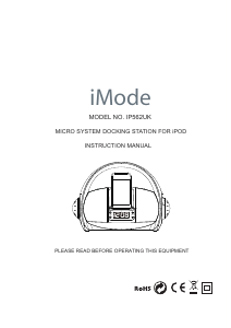 Manual iMode IP562UK Speaker Dock