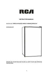 Handleiding RCA RFR322-B Koelkast