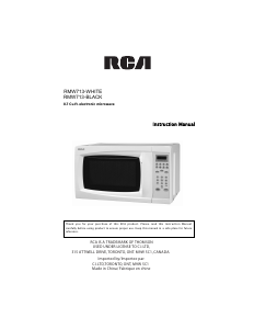 Manual RCA RMW713 Microwave