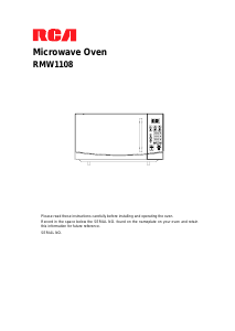 Handleiding RCA RMW1108 Magnetron
