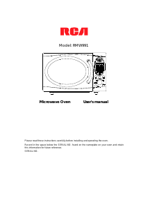Manual RCA RMW991 Microwave
