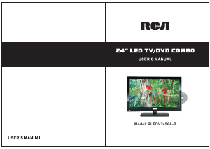 Manual RCA RLEDV2456A-B LED Television