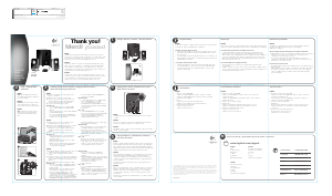 Manual de uso Logitech LS21 Altavoz