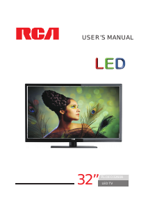 Manual RCA RLDED3260A LED Television