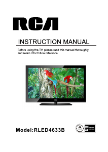 Manual RCA RLED4633B LED Television