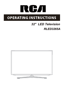 Manual RCA RLED3265A LED Television