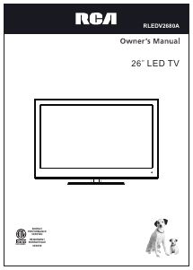 Manual RCA RLEDV2680A LED Television