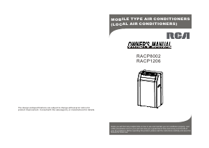 Handleiding RCA RACP8002 Airconditioner