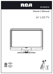 Manual RCA RLCD2431A LCD Television