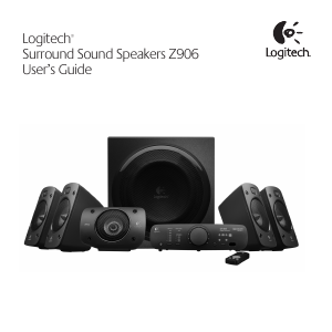 Manual Logitech Z906 Speaker