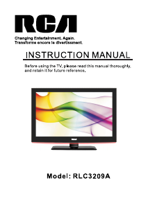 Handleiding RCA RLC3209A LCD televisie