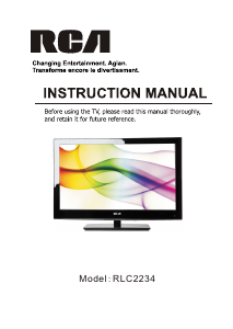 Handleiding RCA RLC2234 LCD televisie