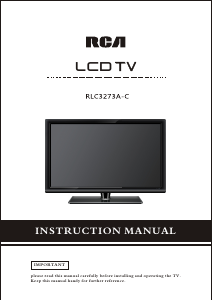 Manual RCA RLC3273A-C LCD Television