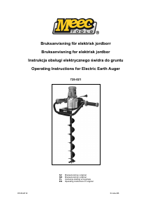 Bruksanvisning Meec Tools 725-021 Jordborr