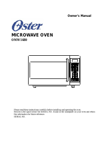 Handleiding Oster OMW1480 Magnetron