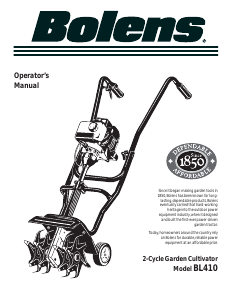 Manual Bolens BL410 Cultivator