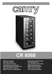 Manual Camry CR 8068 Răcitor vin