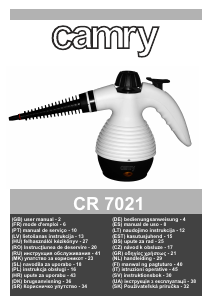 Instrukcja Camry CR 7021 Oczyszczacz parowy