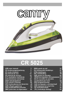 Kasutusjuhend Camry CR 5025 Triikraud