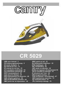 Manual de uso Camry CR 5029 Plancha