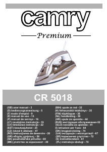 Manual Camry CR 5018 Fier de călcat