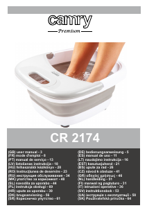 Manual Camry CR 2174 Banho de pés