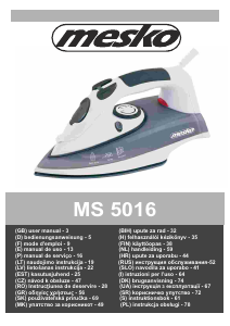 Návod Mesko MS 5016 Žehlička