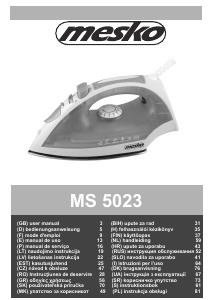 Instrukcja Mesko MS 5023 Żelazko