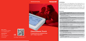 Handleiding Honeywell Chronotherm Touch Thermostaat