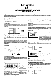 Manuale Marcucci Lafayette 091 Termostato