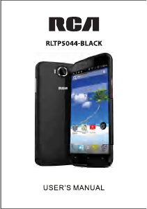 Manual RCA RLTP5044-BLACK Mobile Phone