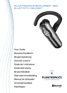 Käyttöohje Plantronics Explorer 320 Kuulokemikrofoni