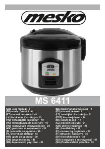 Manual Mesko MS 6411 Cozedor de arroz